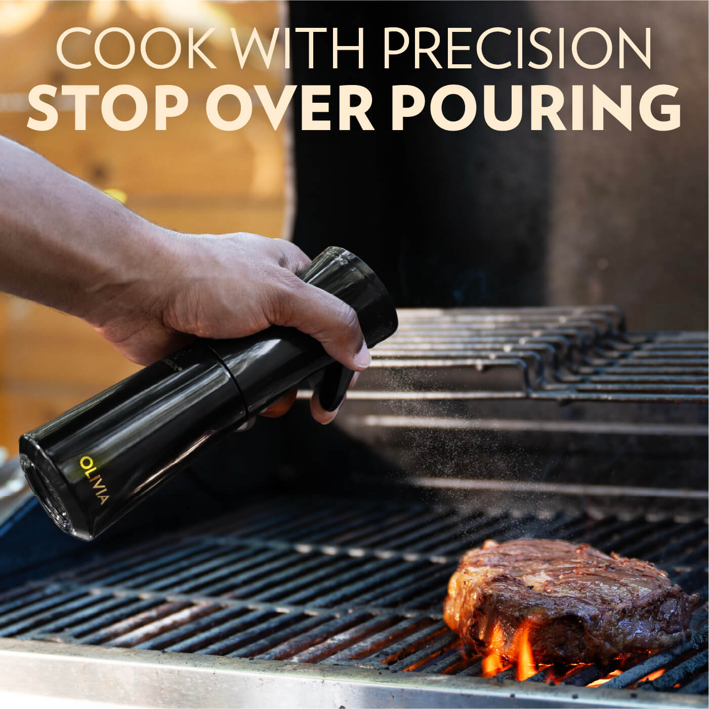 Olivia Signature Oil Sprayer Black 200ml