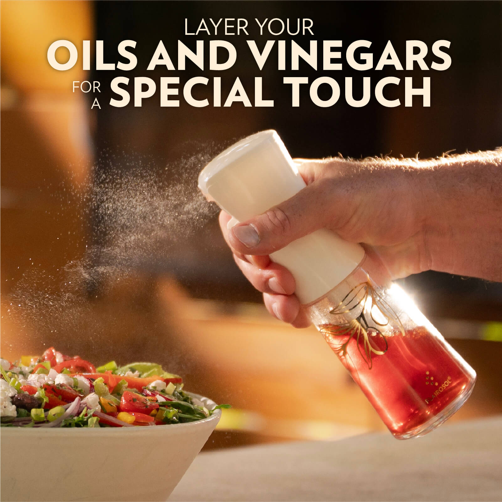 Olivia Signature Oil Sprayer White Two Pack 200ml