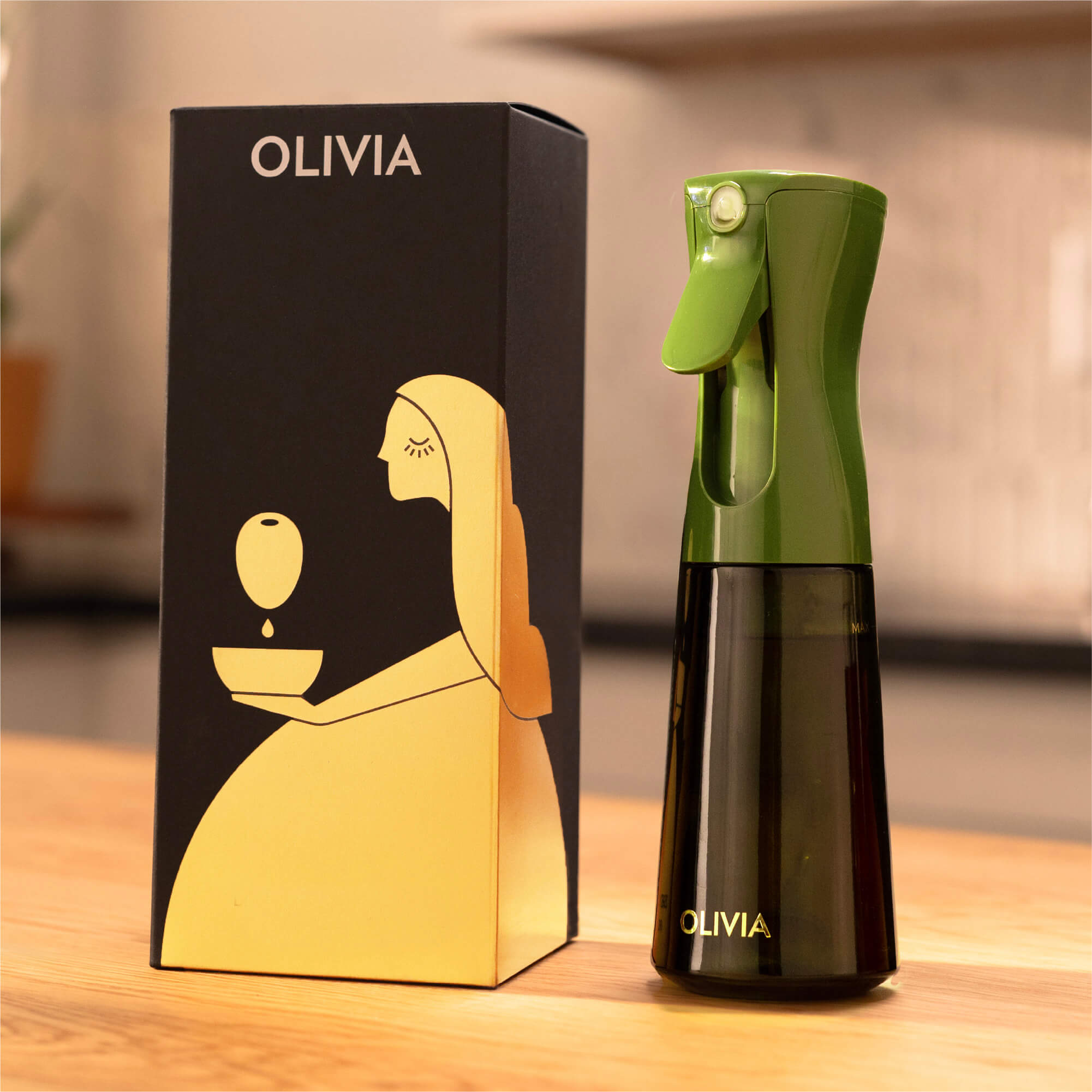 Olivia Signature Oil Sprayer Olive Green 200ml
