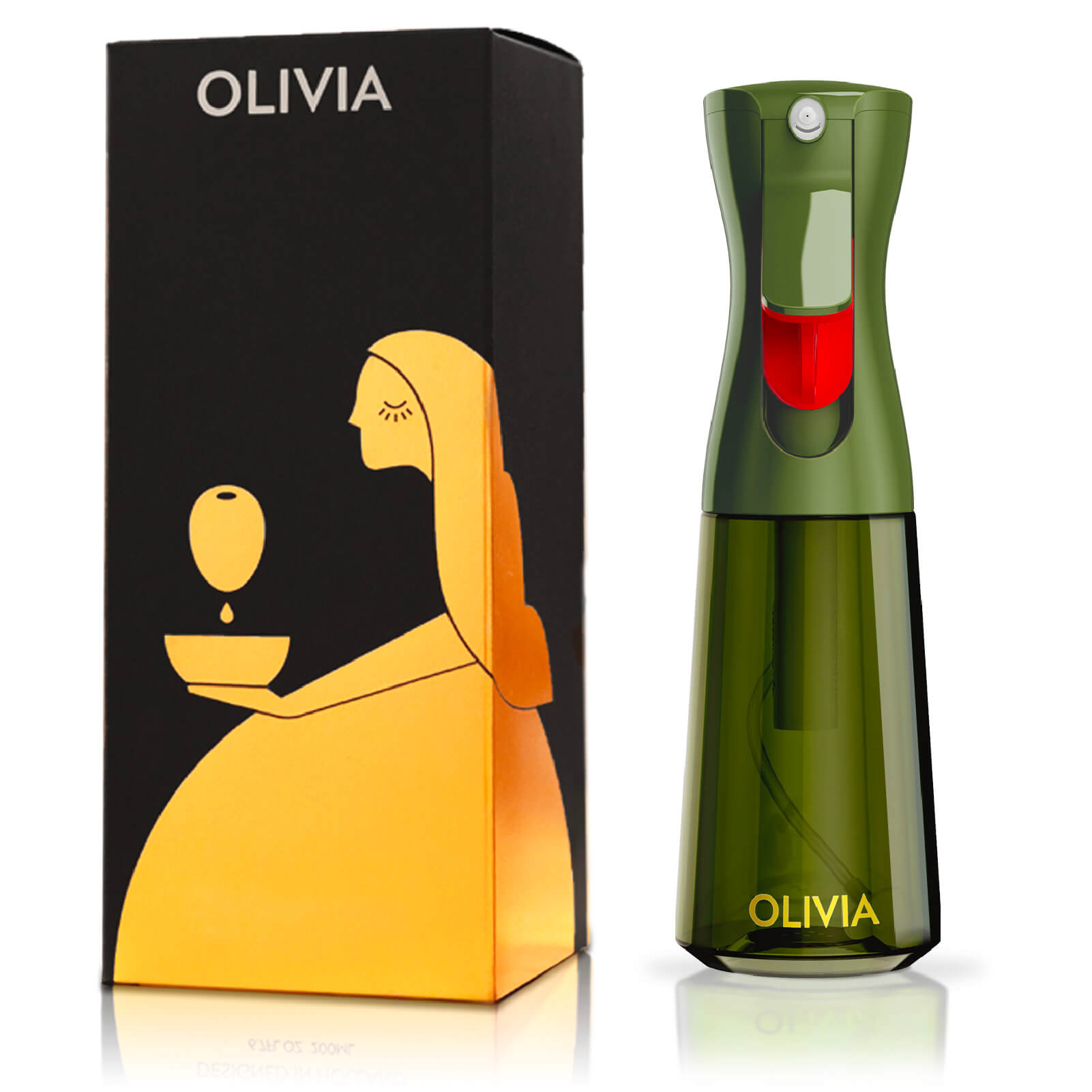 Olivia Signature Oil Sprayer Olive Green 200ml