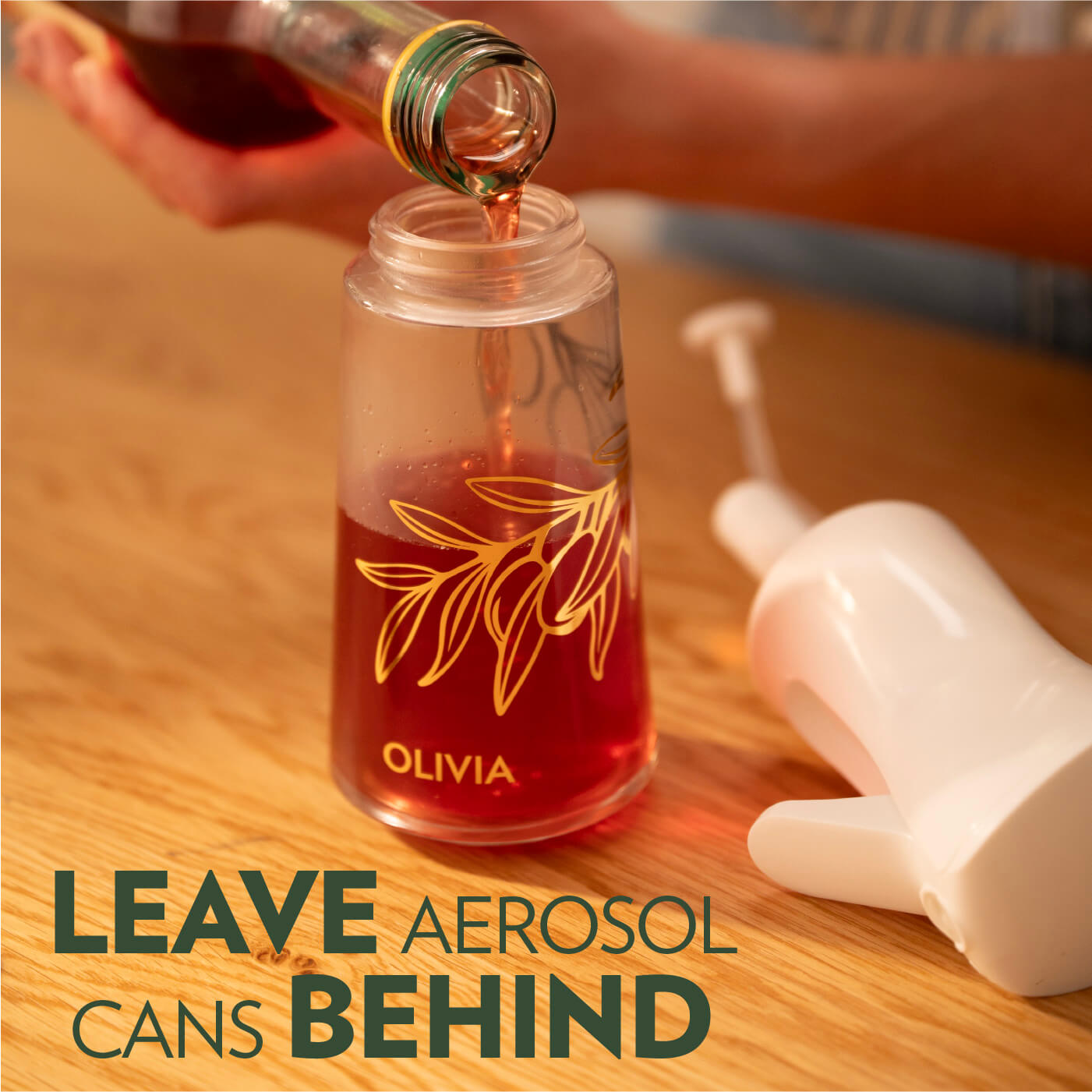 Olivia Signature Oil Sprayer Golden Leaves 200ml