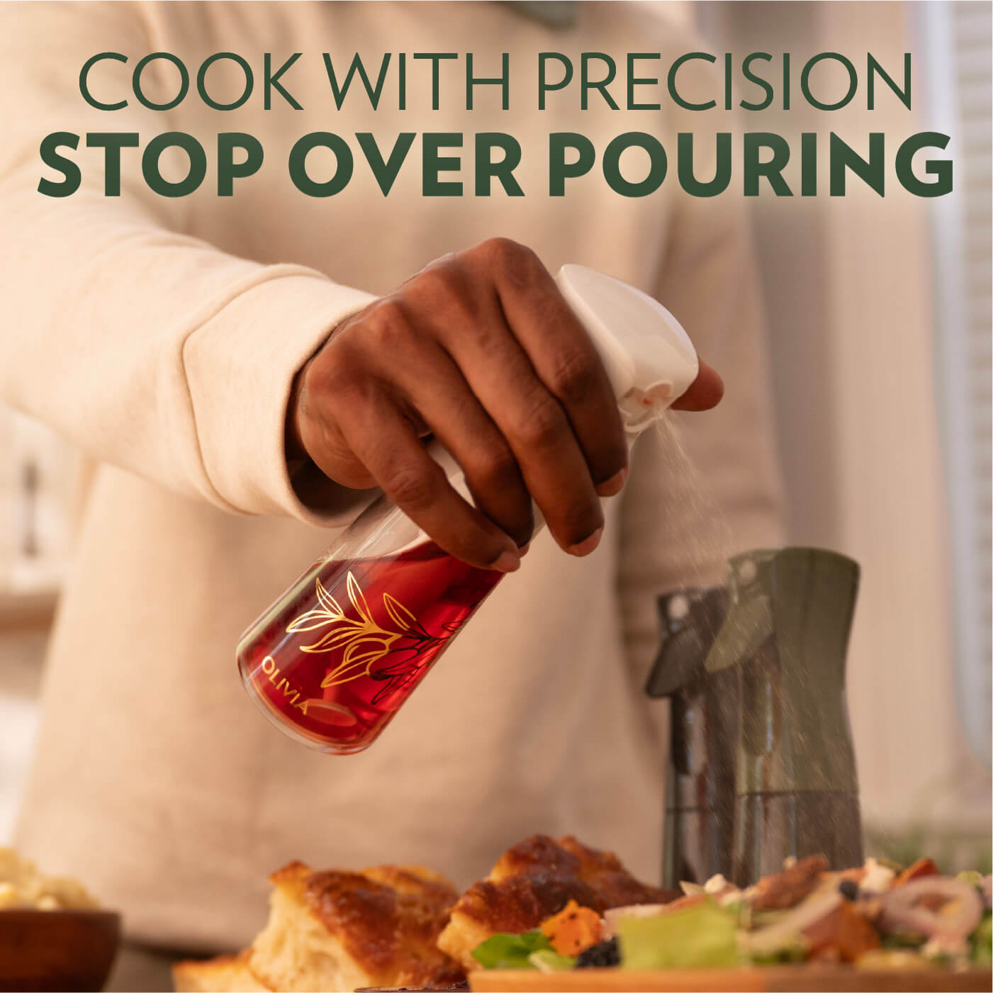 Olivia Signature Oil Sprayer Golden Leaves 200ml