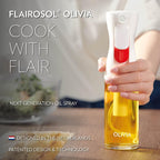Olivia Signature Oil Sprayer White Print 130ml